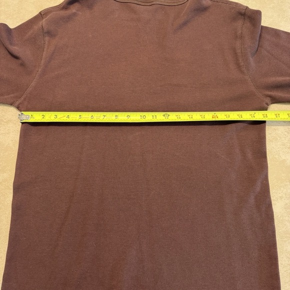 Vintage 2006 Superman DC Comics Thermal Shirt Mens Brown Long Sleeve Y2K XXL - Picture 5 of 6